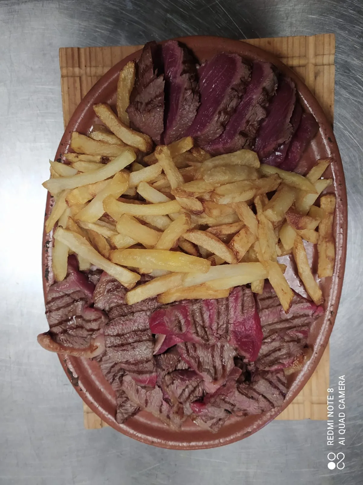 Parrillada con patatas